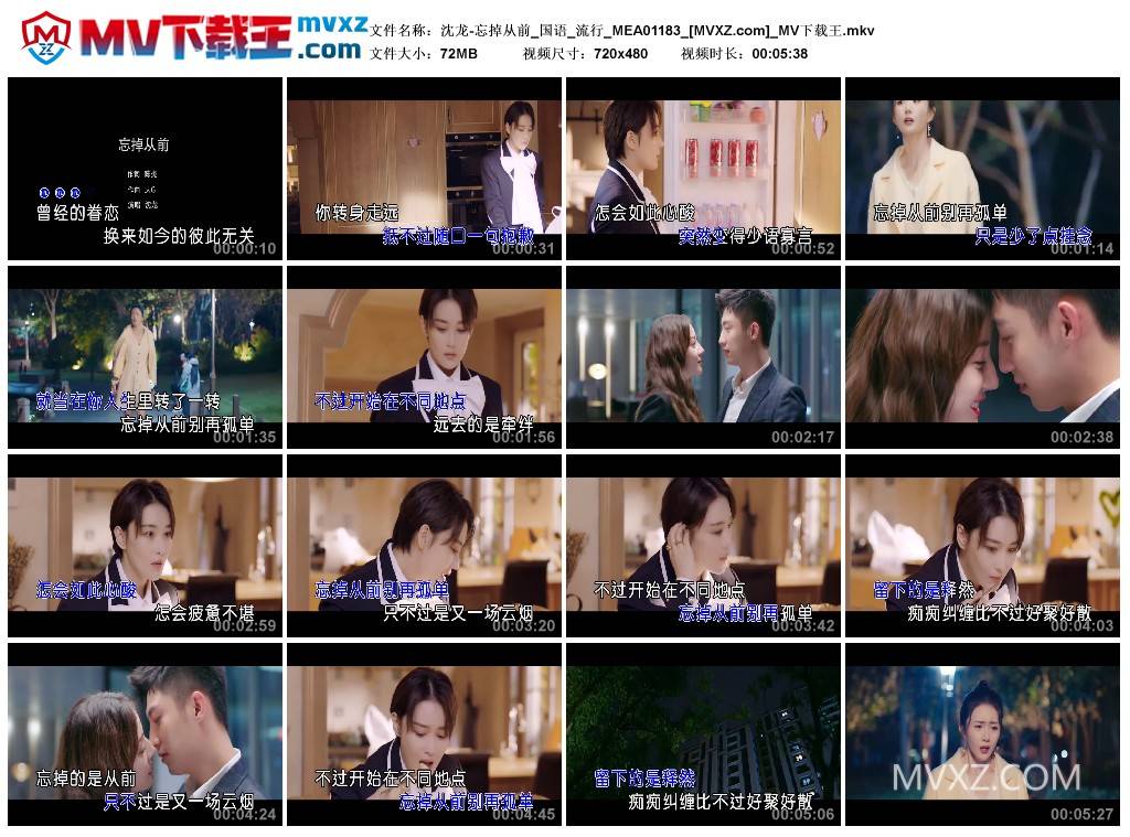 沈龙-忘掉从前_国语_流行_MEA01183